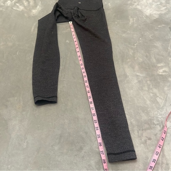Lululemon Wunder Under High-Rise Tight 28" Black Gray Leggings 27587 - Picture 5 of 10